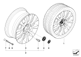 Diagram for 1999 BMW 323i Alloy Wheels - 36116766741