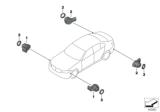 Diagram for BMW 330i Parking Assist Distance Sensor - 66209472201