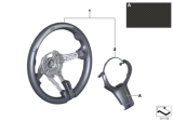 Diagram for BMW 430i xDrive Gran Coupe Steering Wheel - 32302230189