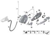 Diagram for BMW 430i xDrive Gran Coupe Door Latch Cable - 51227314286