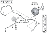 Diagram for BMW 650i Gran Coupe Brake Booster - 34336790454