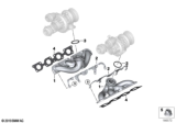 Diagram for BMW X5 Exhaust Manifold Gasket - 11627576991