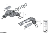 Diagram for BMW X5 Exhaust Manifold - 11627529485