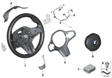 Diagram for 2020 BMW X3 Steering Wheel - 32308094542