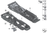 Diagram for BMW 650i xDrive Center Console Base - 51169197324