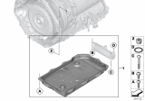 Diagram for BMW 840i xDrive Transmission Pan - 24345A13151