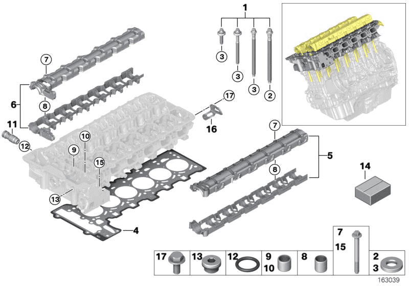 11127561436 - Genuine BMW Washer