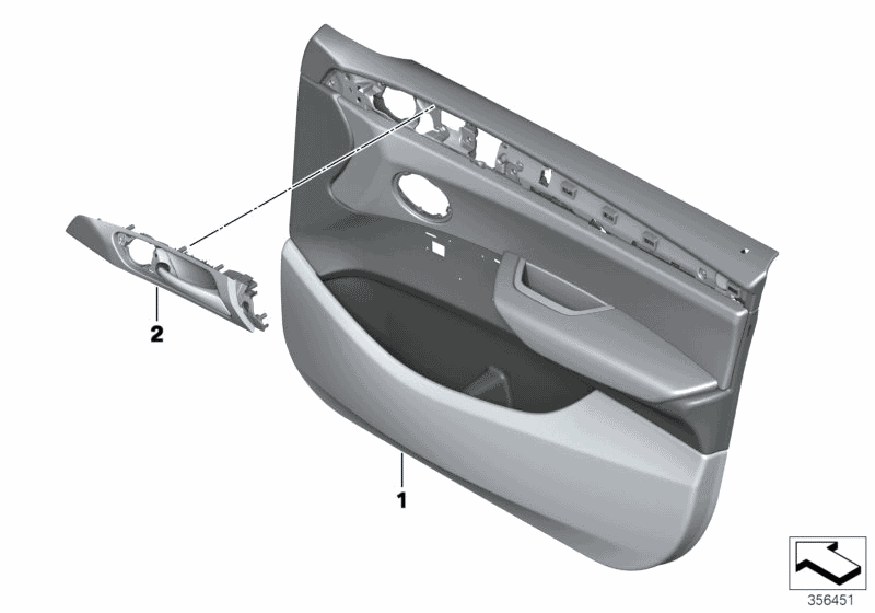 2015 BMW X4 xDrive28i(F26) Door Trim Panel - BMW Parts Deal