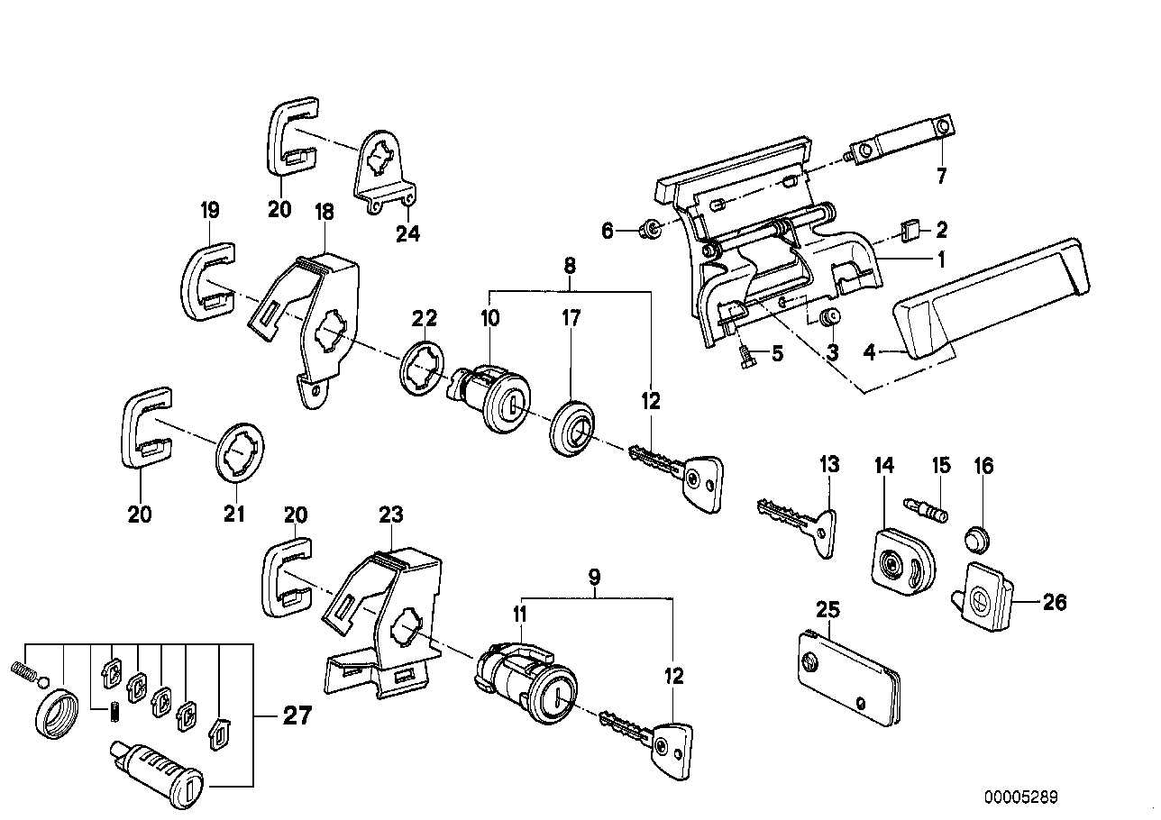 51211924903 - Genuine BMW Catch With Key Left