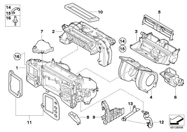 64116922559 Genuine BMW Distributor Housing, Bottom