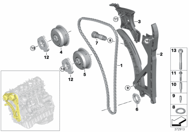 Timing And Valve Train - Timing Chain - 2015 BMW M4 Convertible(F83)