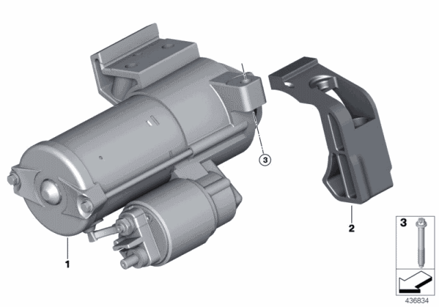 Genuine Bmw Exchange Starter Motor