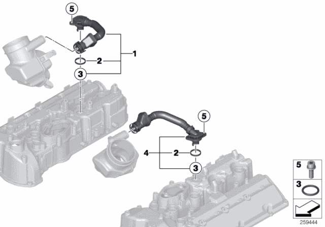 Crankcase Ventilation 2013 Bmw M5 Sedanf10