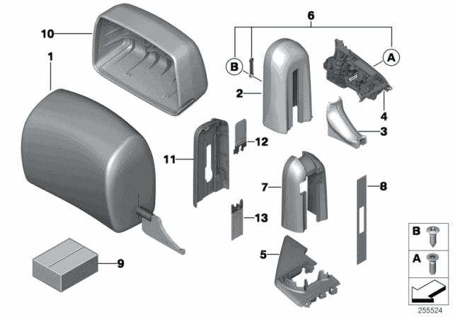 52109169585 - Genuine BMW Repair Kit, Crash-Active Head Restraint