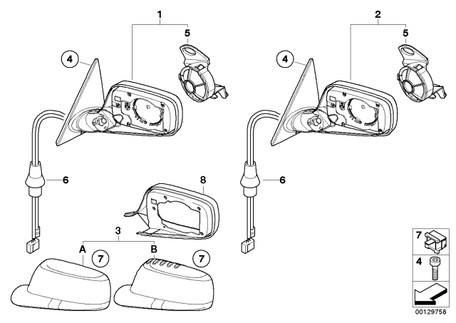 67138379010 Genuine BMW Wiring Right