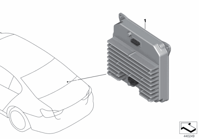 Control Unit, Power Control Unit PCU - 2019 BMW X3 sDrive30i(G01)