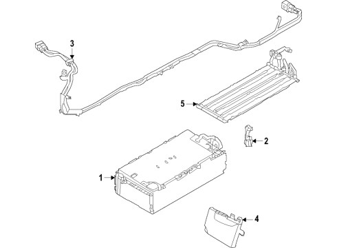 BMW 61129426351 HIGH-VOLTAGE CABLE SET FOR H