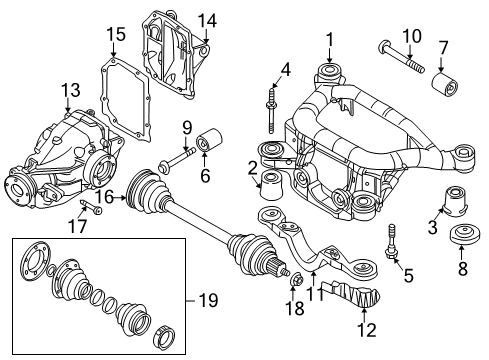 BMW 33107531622 Rear-Axle-Drive