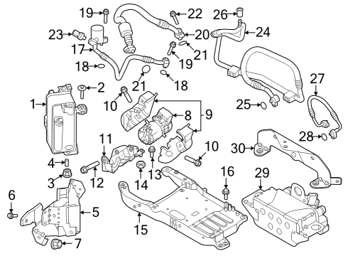 BMW 64506924245 HOLDER