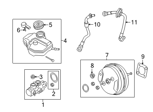 BMW 11668648865 VACUUM PIPE WITH GROMMET