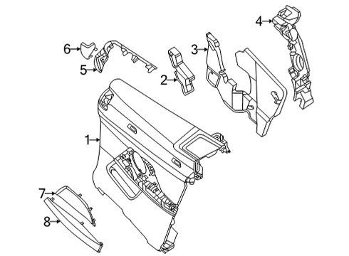 BMW 51435A369D9 ALIGNMENT ELEMENT