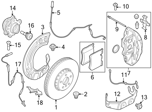 BMW 34526893227 WHEELSPEED SENSOR, REAR