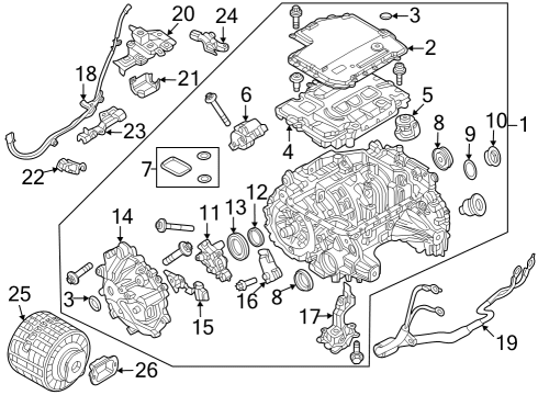 BMW 12335A5FA05 RP ELECTRIC DRIVE UNIT