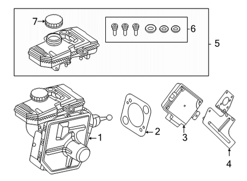 BMW 21529502593 CLUTCH LINE, INTERIOR