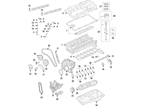 BMW 11005A42E13 RP POWER TRAIN