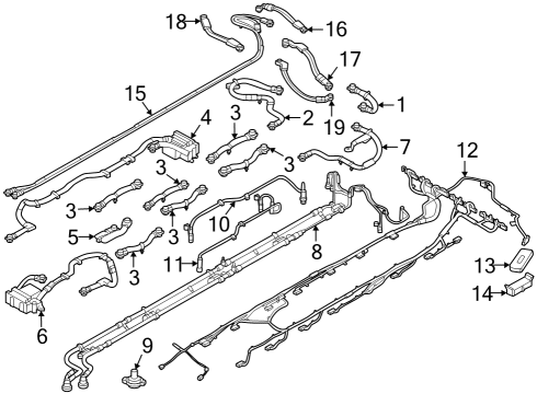 BMW 61278846854 WIRING HARNESS FOR HIGH-VOLT