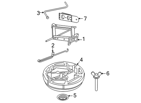 2021 BMW X6 M Jack & Components Diagram