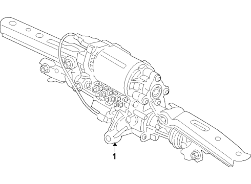 2021 BMW M760i xDrive Steering Column & Wheel, Steering Gear & Linkage Diagram 4