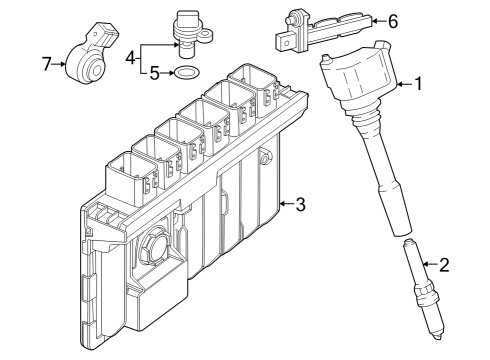 2023 BMW X7 Ignition System Diagram 1