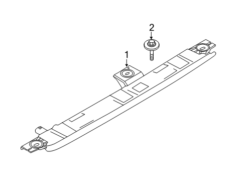 2022 BMW X5 High Mount Lamps Diagram