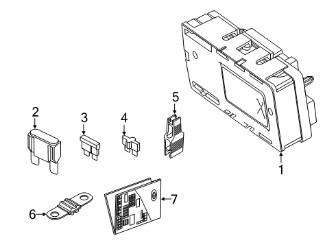 2022 BMW Z4 Electrical Components Diagram 6