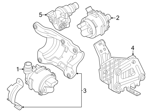 2022 BMW i4 Water Pump Diagram 2