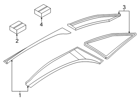 2023 BMW M440i Frame & Components - Convertible Top Diagram 2