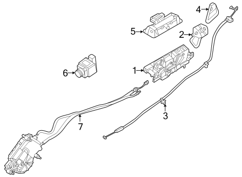 2024 BMW i4 Lock & Hardware Diagram 2