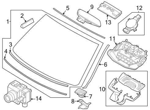 2022 BMW iX CAMERA AUGMENTED REALITY LOW Diagram for 66515A1A142