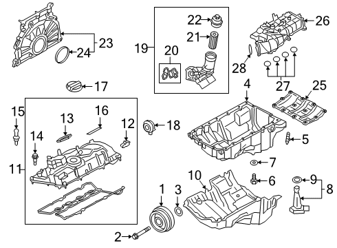 2020 BMW Z4 OIL LEVELLING SENSOR Diagram for 12615A14C01