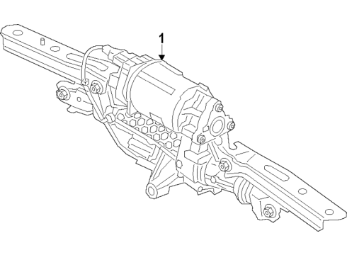 2022 BMW X6 Steering Column & Wheel, Steering Gear & Linkage Diagram 2