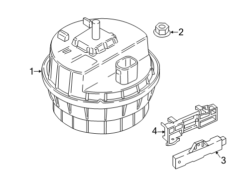 2022 BMW X4 Anti-Theft Components Diagram