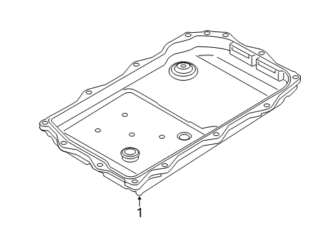 2021 BMW M850i xDrive Transmission Components Diagram