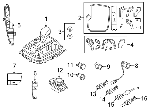 2020 BMW Z4 CENTRAL INFORMATION DISPLAY Diagram for 65509441889