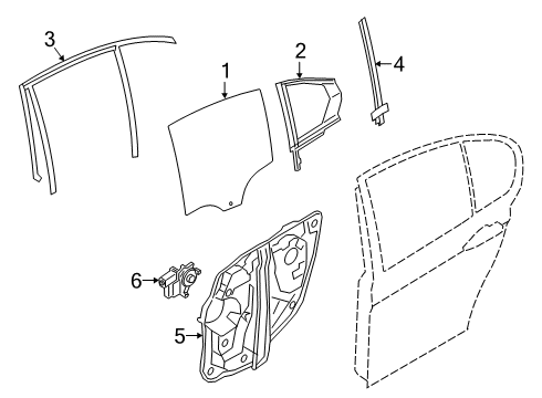 2021 BMW 330e Rear Door Diagram 2