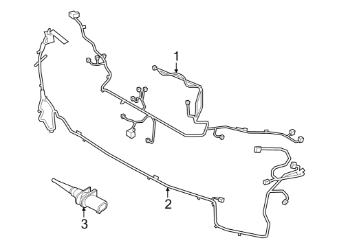 2024 BMW X5 Electrical Components - Front Bumper Diagram 15