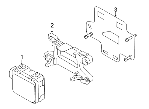 2021 BMW X7 Electrical Components - Front Bumper Diagram 3