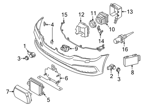 2021 BMW 530e Controls - Instruments & Gauges Diagram 3