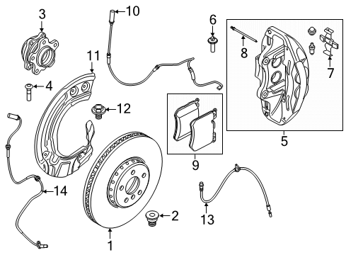 2023 BMW X3 M Anti-Lock Brakes Diagram 3