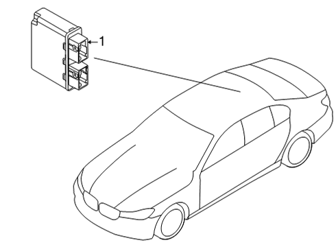 2024 BMW 228i Gran Coupe Electrical Components Diagram 3